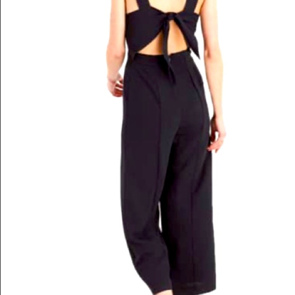 Madewell Apron Bow Back Jumpsuit